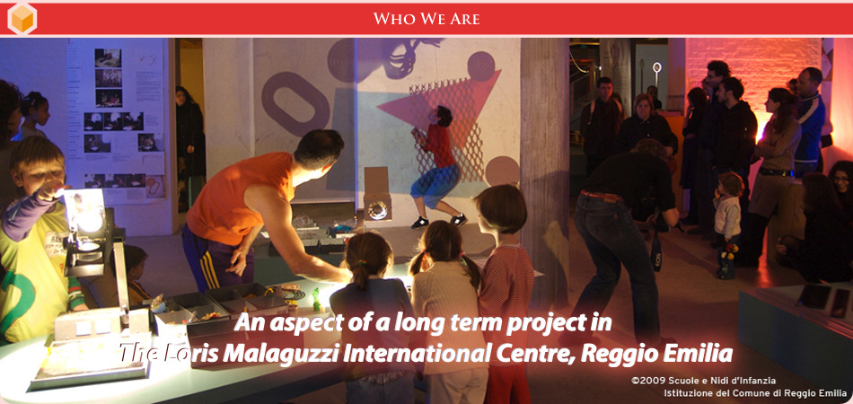 An aspect of a long term project in the Loris Malaguzzi International Centre, Reggio Emilia